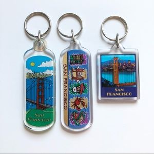 Vintage San Francisco Key Chains